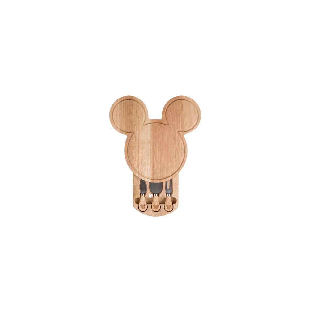 Disney Mickey Mouse Wood Cheese Board with Tool Set by Picnic Time